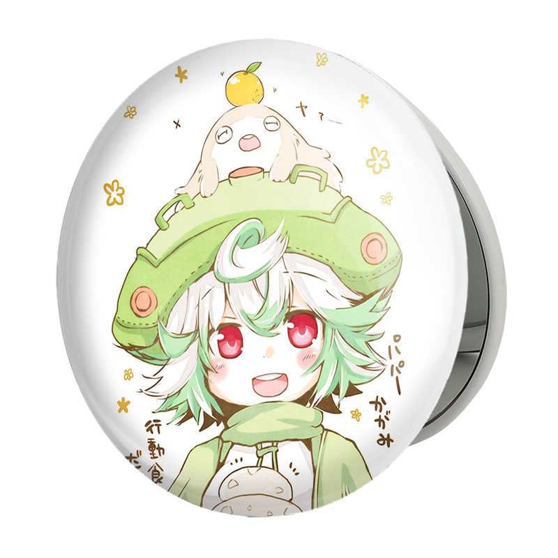 آینه جیبی خندالو طرح میدوری انیمه ساخته شده در پرتگاه Made in Abyss مدل تاشو کد 22098 