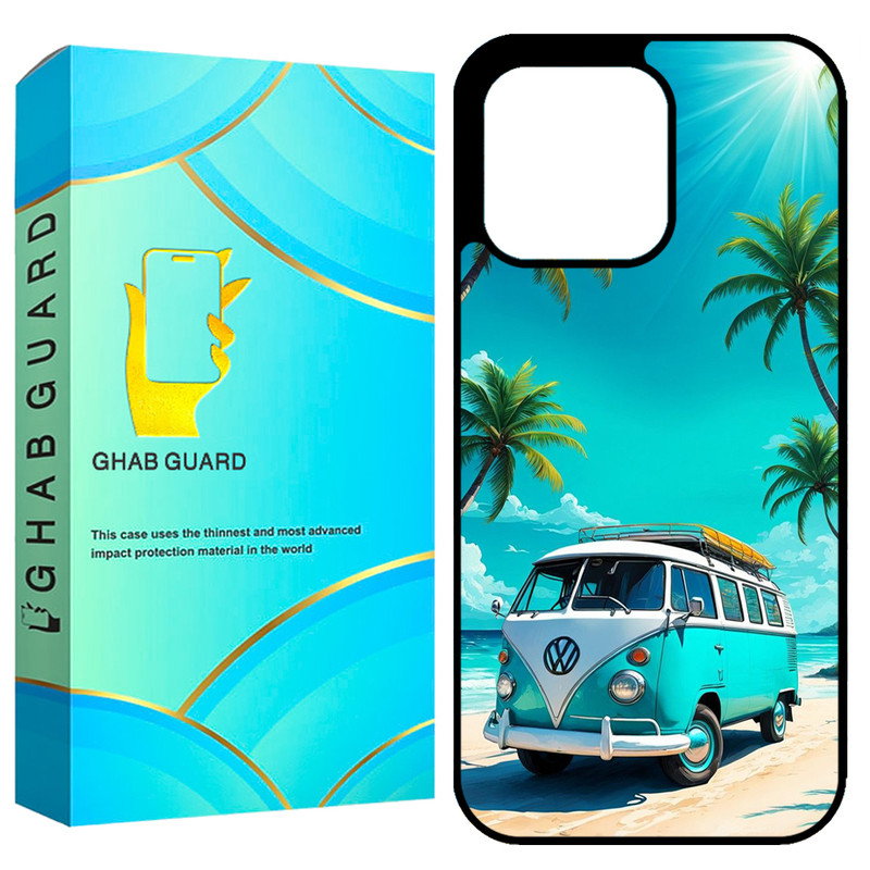 کاور قاب گارد طرح ماشین مدل GCHP15PM مناسب برای گوشی موبایل اپل iPhone 15 Pro Max