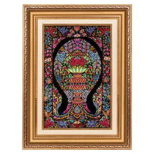 تابلو فرش دستباف سی پرشیا مدل گلدانی کد 902771