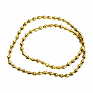 مهره دستبند مدل حدید چند وجهی کد MO-1012 مجموعه 40 عددی