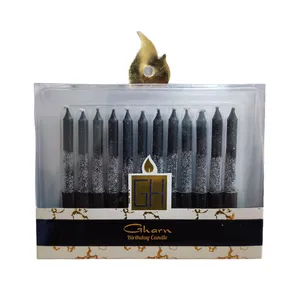شمع تولد مدل GH اکلیلی بسته 12 عددی
