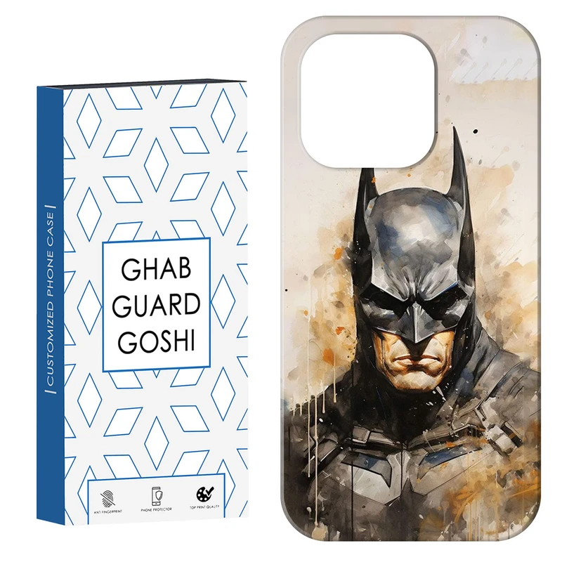 کاور قاب گارد گوشی طرح بتمن کد Dimo-377 مناسب برای گوشی موبایل اپل IPHONE 15 PRO MAX