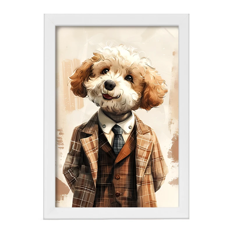 تابلو خندالو مدل سگ بامزه کد F12628