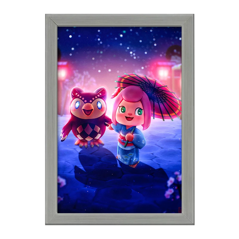 تابلو خندالو طرح بازی انیمال کراسینگ (Animal Crossing) کد 32673