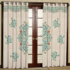   پرده مدل  هازان پانچی کد 001 D سایز 140x200 سانتی متر