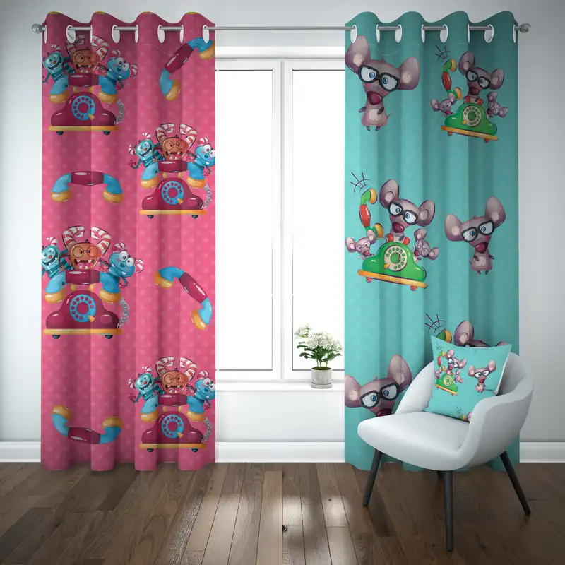 پرده شمسه نگار مدل CK923 سایز 140x220 سانتی متر