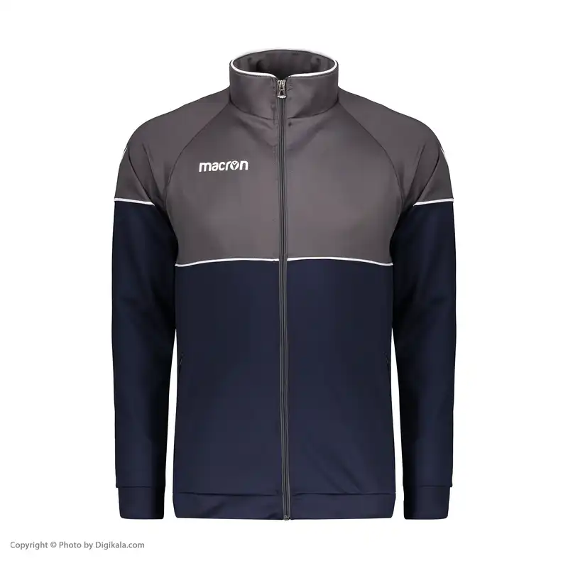 ست سویشرت و شلوار ورزشی مردانه مکرون مدل پارما رنگ سرمه ای