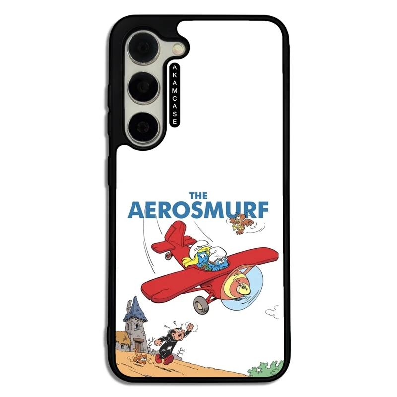 کاور آکام مدل AMC-WSGS23-SMURFS-23 مناسب برای گوشی موبایل سامسونگ Galaxy S23