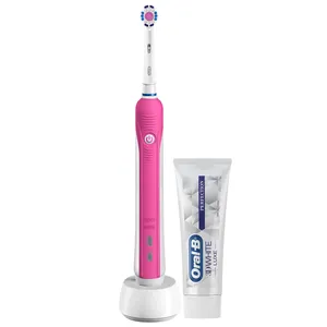 مسواک برقی اورال-بی مدل Pro 650 به همراه خمیر دندان اورال-بی مدل 01 حجم 75 میلی لیتر