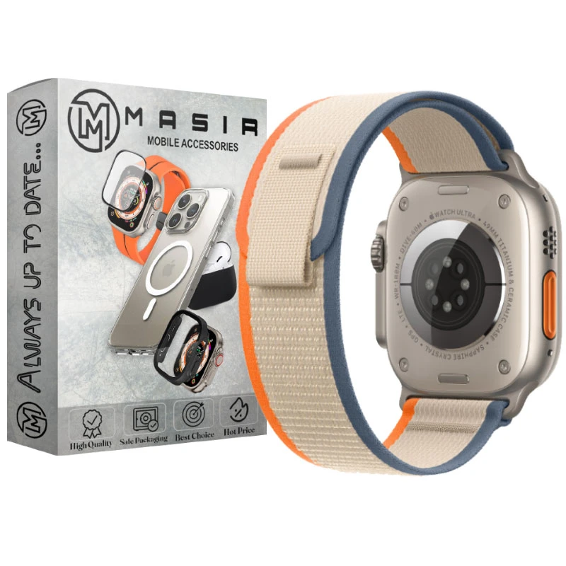 بند مسیر مدل Trail Loop Dual Colors مناسب برای اپل واچ Ultra 49mm / Ultra 2 49mm