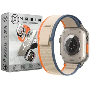 Masir Trail Loop Dual Colors Strap suitable for Apple Watch Series Ultra 49mm / Ultra 2 49mm