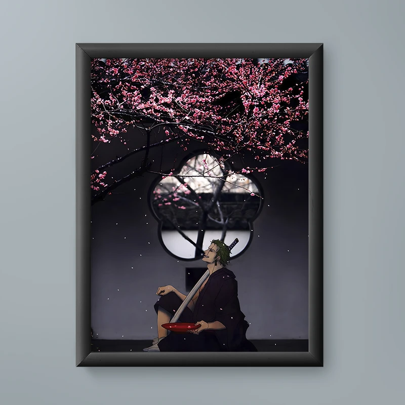 تابلو مدل انیمه زورو وان پیس Zoro one piece anime 12