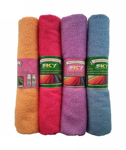 دستمال میکروفایبر اسکای مدل Napkin مجموعه 4 عددی