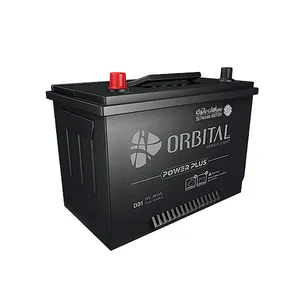 باتری اتمی خودرو سپاهان باطری مدل D31 قطب معکوس اوربیتال 90 آمپر 