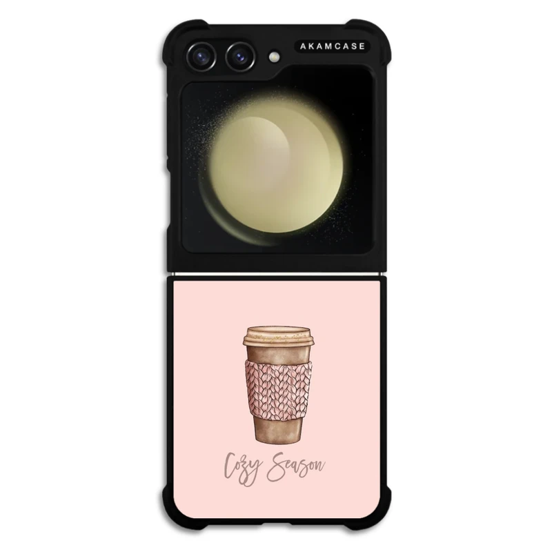 کاور آکام مدل AMC-WSGZFLIP5-COFFEE-20 مناسب برای گوشی موبایل سامسونگ Galaxy Z Flip 5