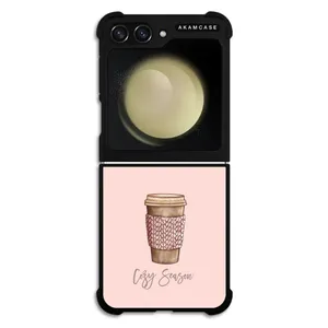 AKAM AMC-WSGZFLIP5-COFFEE-20 Cover For Samsung Galaxy Z Flip 5