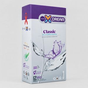 کاندوم ایکس دریم مدل Classic بسته 12 عددی