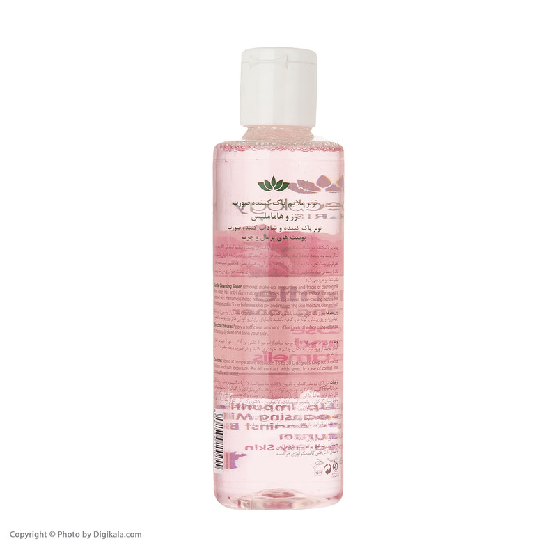 تونر پاک کننده صورت کاسمکولوژی مدل Rose حجم 200 میلی لیتر