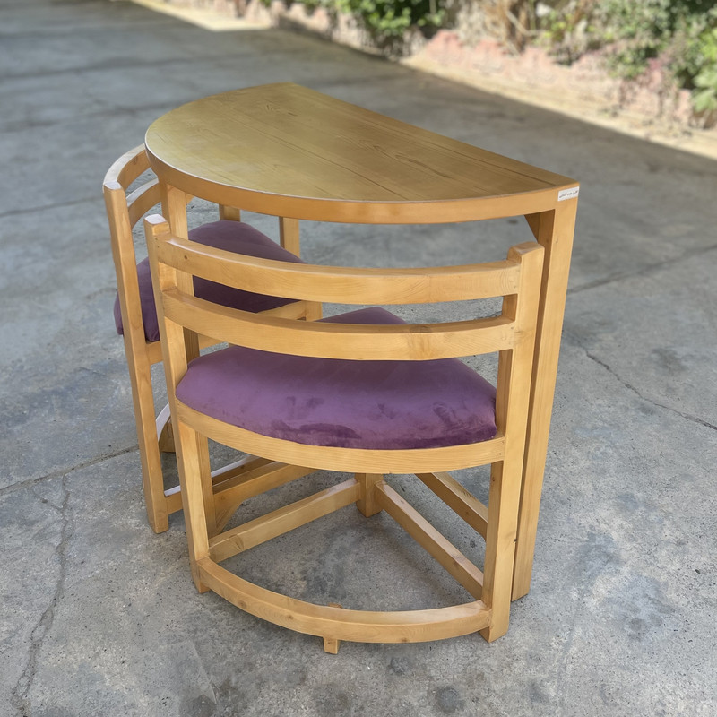 میز و صندلی ناهارخوری 2 نفره گالری چوب آشنایی مدل Khod-657