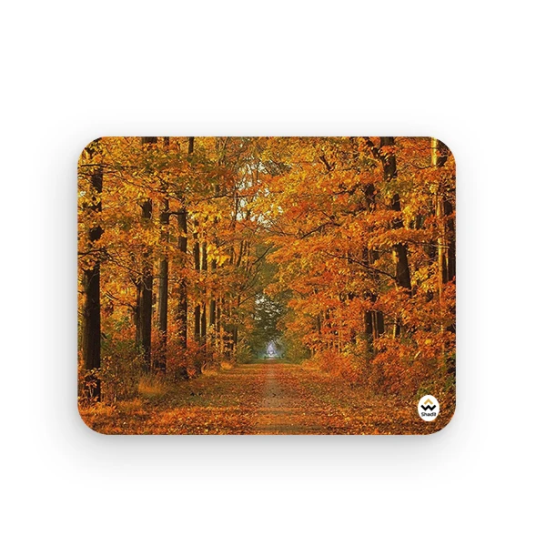 ماوس پد شادیت مدل منظره پاییزی کد03 سایز24*19سانتی متر