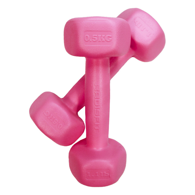 دمبل رادیس فیت مدل RP-0500 وزن 500 گرم بسته دو عددی