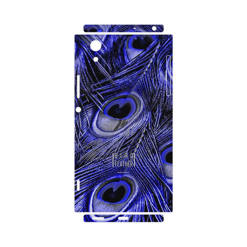 برچسب پوششی ماهوت مدل Purple Feather-FullSkin مناسب برای گوشی موبایل سونی Xperia XA1