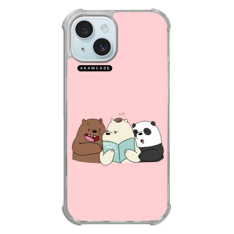 کاور آکام مدل AMCWTA15-BARE BEAR7 مناسب برای گوشی موبایل اپل iPhone 15