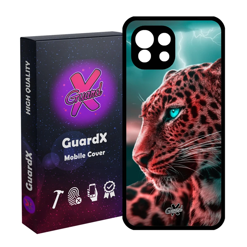 کاور گارد ایکس طرح پلنگ مدل Glass10233 مناسب برای گوشی موبایل شیائومی Mi 11 Lite