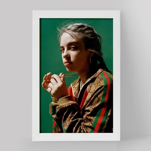 تابلو خندالو مدل بیلی آیلیش Billie Eilish کد 19124