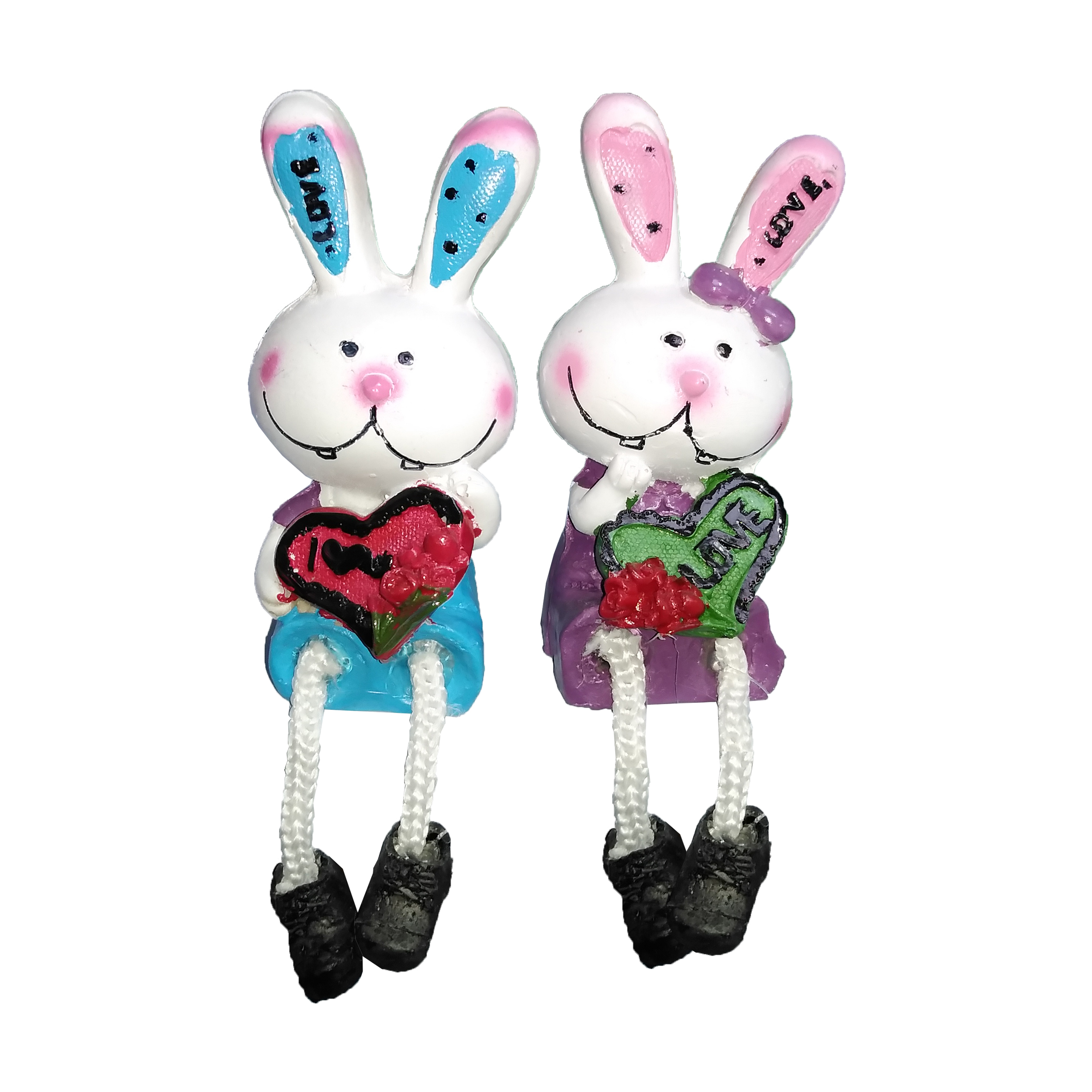 مجسمه مدل خرگوش مجموعه دو عددی