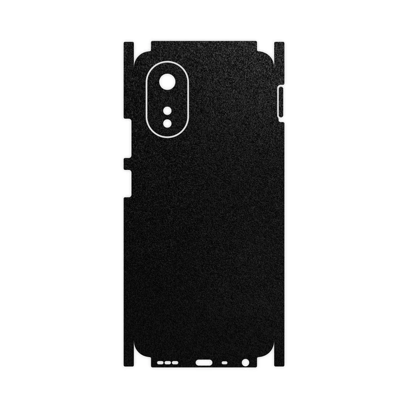 برچسب پوششی ماهوت مدل Black-Suede-FullSkin مناسب برای گوشی موبایل اپو A38