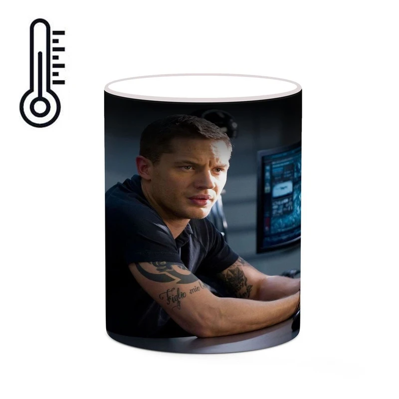 ماگ حرارتی کاکتی طرح تام هاردی Tom Hardy مدل mgh27337