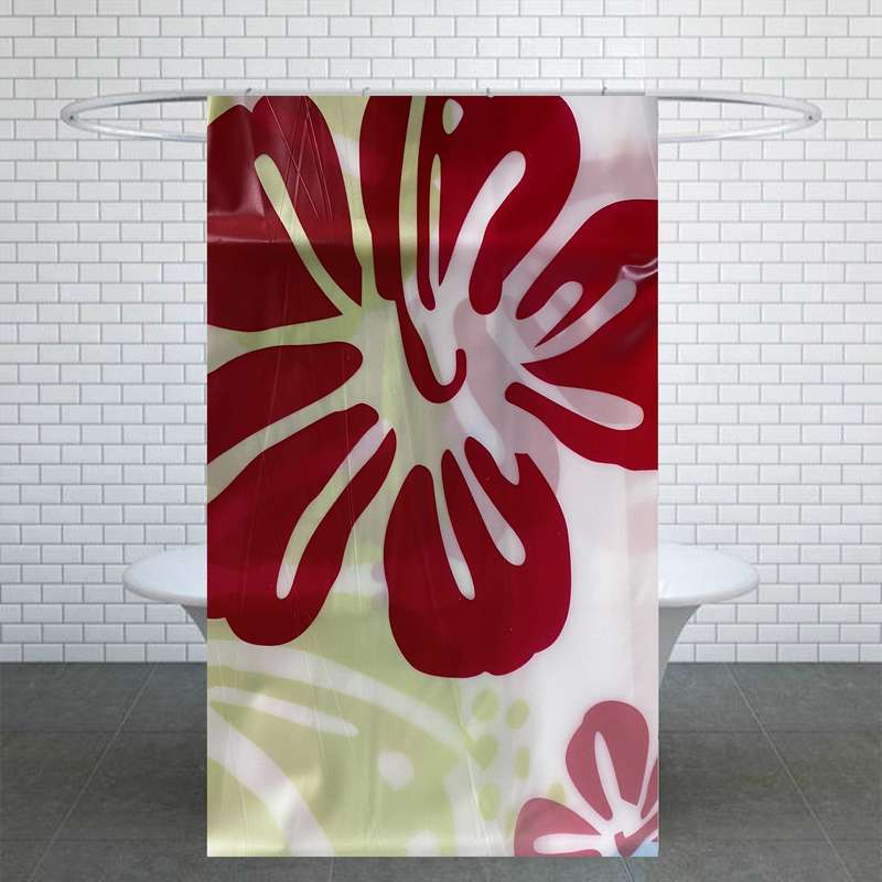 پرده حمام کد PH345 سایز 180x180 سانتی متر