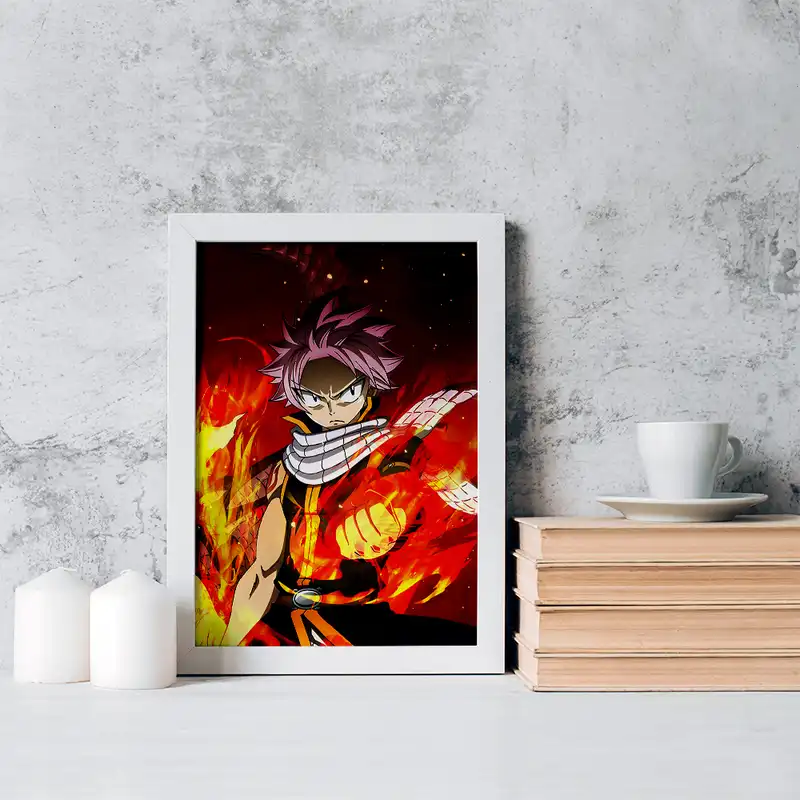 تابلو خندالو مدل ناتسو انیمه فری تیل کد 16467