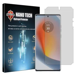 Nano tech Tough model transparent screen protector suitable for Motorola Edge 50 mobile phone