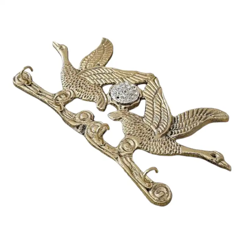 جاکلیدی برنجی مدل قو کد H-2069