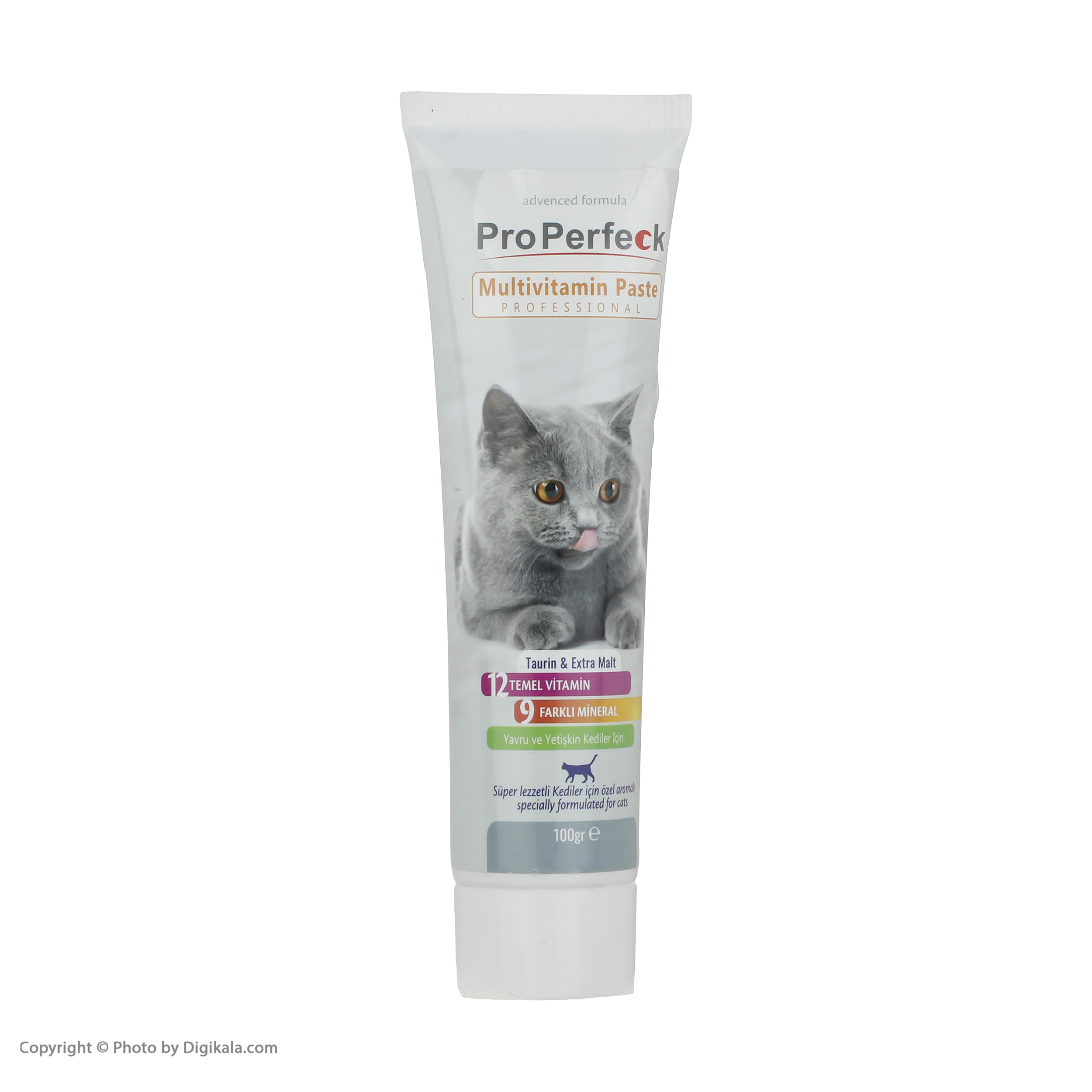 خمیر مولتی ویتامین گربه پروپرفک وزن 100 گرم