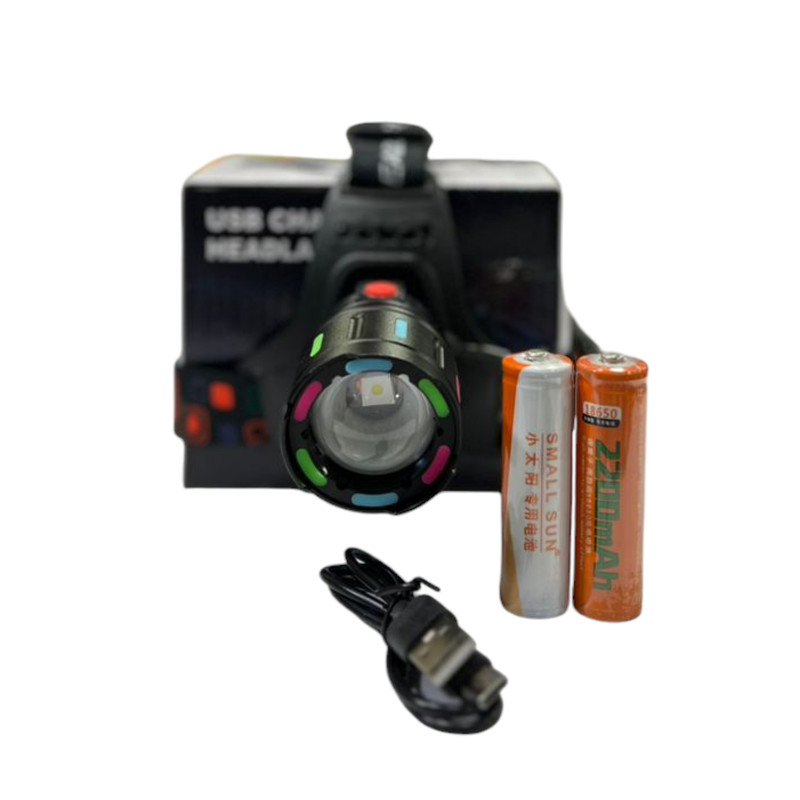 چراغ پیشانی اسمال سان مدل sy-8087 با نور مهتابی