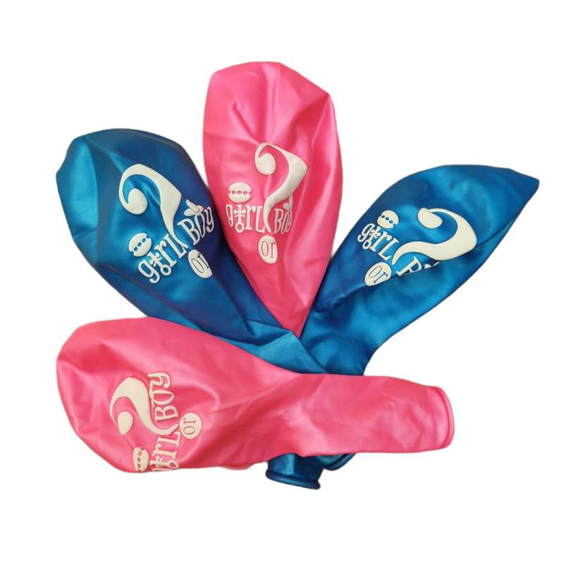 بادکنک طرح تعیین جنسیت بسته 4 عددی