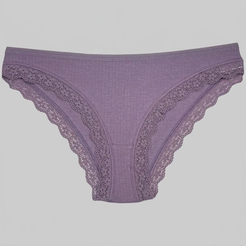 شورت اسلیپ نخی زنانه میسپل مدل لبه تور کبریتی کد SH-022