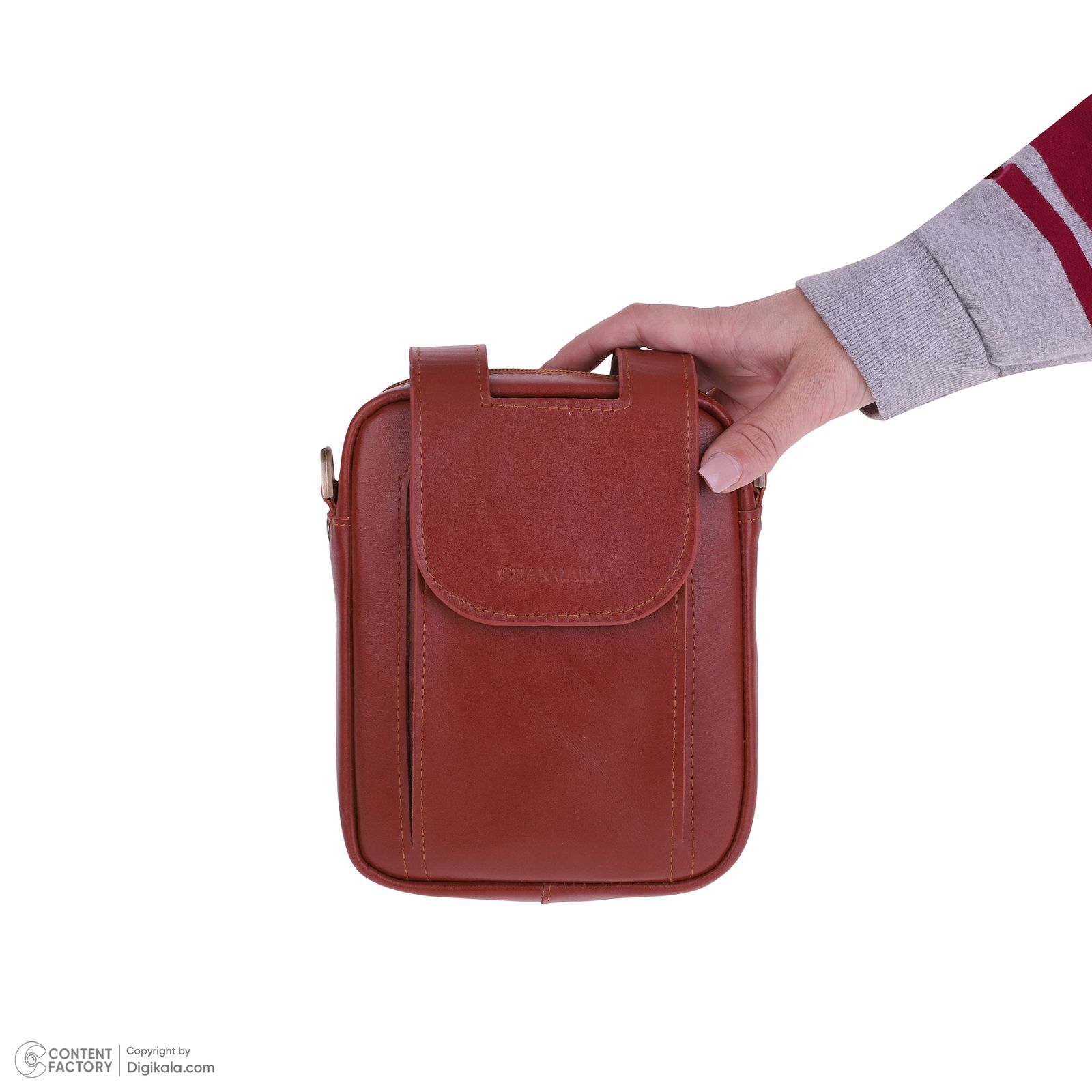 کیف دوشی مردانه  چرم آرا کد d034 -  - 7