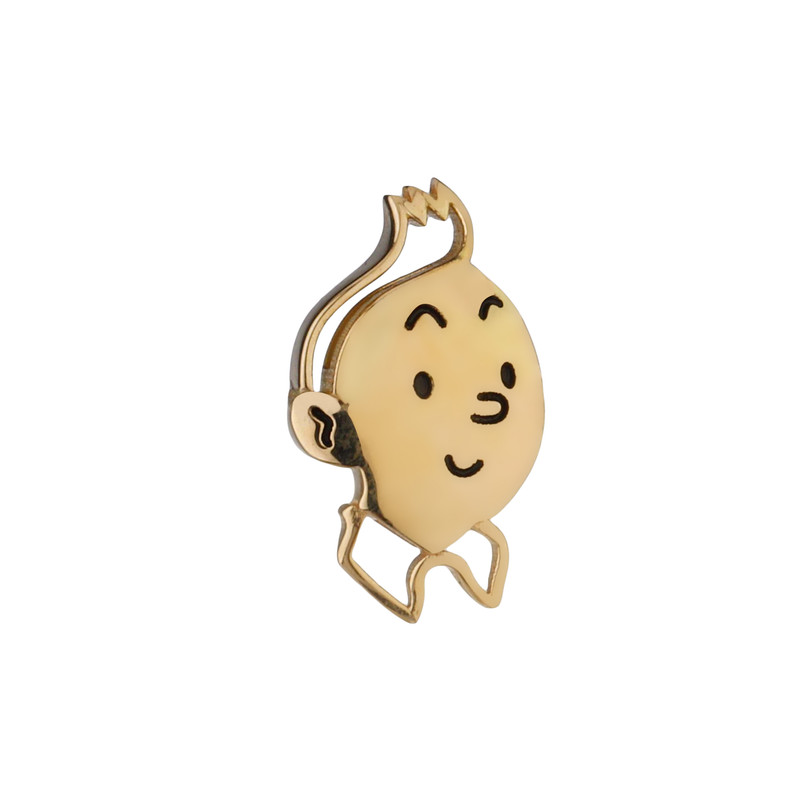 گوشواره طلا 18 عیار زنانه تاج مدل G315