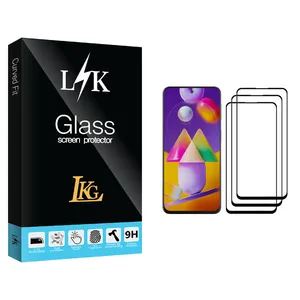 LKG LK Glass Screen Protector For Samsung Galaxy M31s Pack Of 3