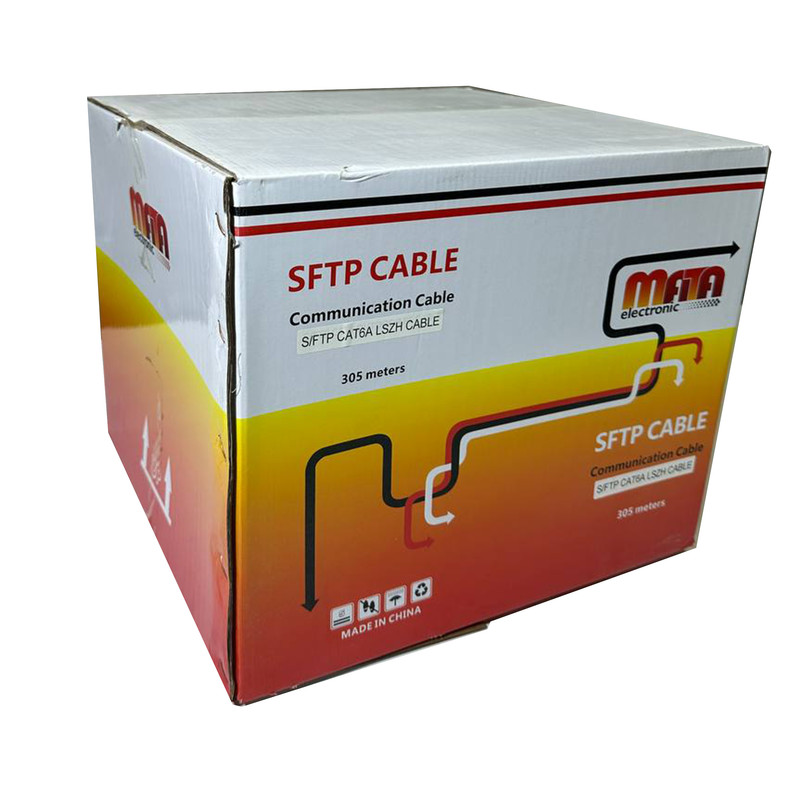 کابل شبکه Cat6a متاالکترونیک مدل SFTP LSZH