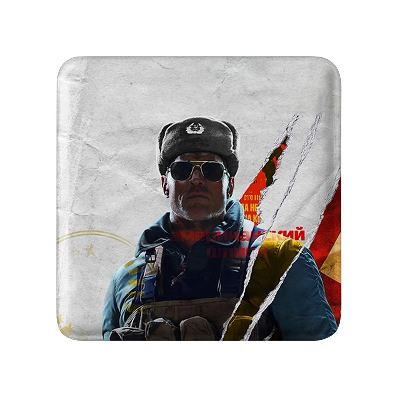 مگنت خندالو طرح کاور بلک اپس کلد وار ندای وظیفه Call of duty مدل مربعی کد 30791