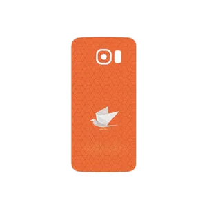 MAHOOT Minimalist origami bird Cover Sticker for Samsung Galaxy S6