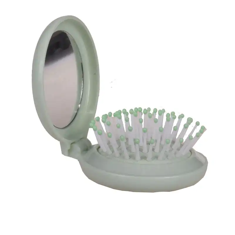 ست شانه مو و آینه آرایشی مدل مسافرتی