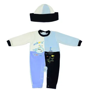 ست سرهمی و کلاه نوزادی مدل رامسين