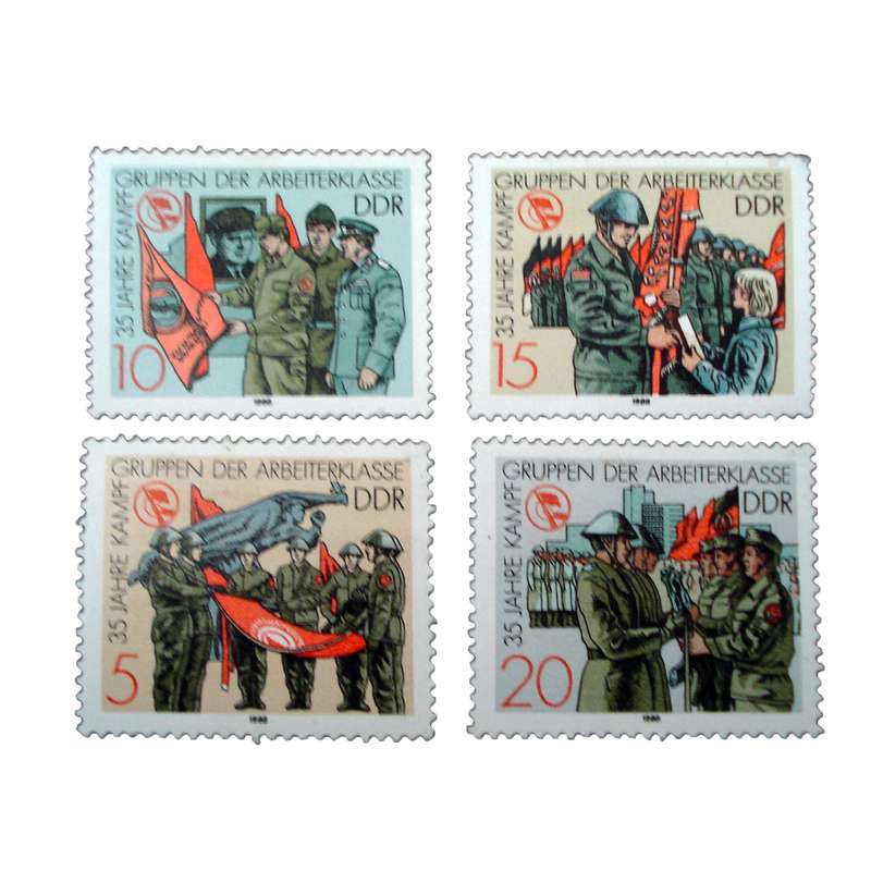 تمبر یادگاری مدل ملل کد bc-1966 مجموعه 4 عددی