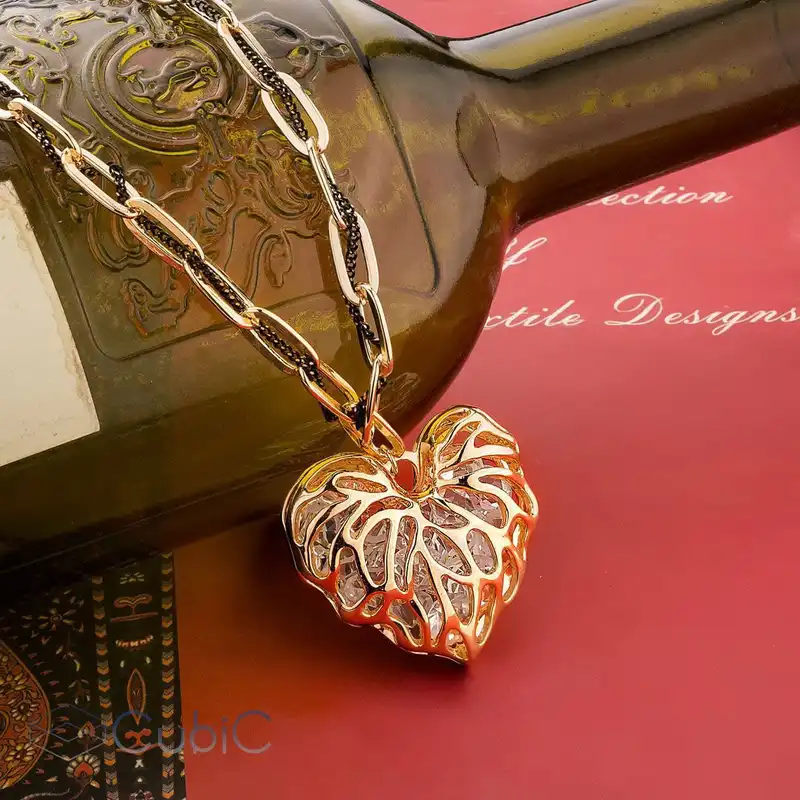 گردنبند زنانه کوبیک مدل QN-171064